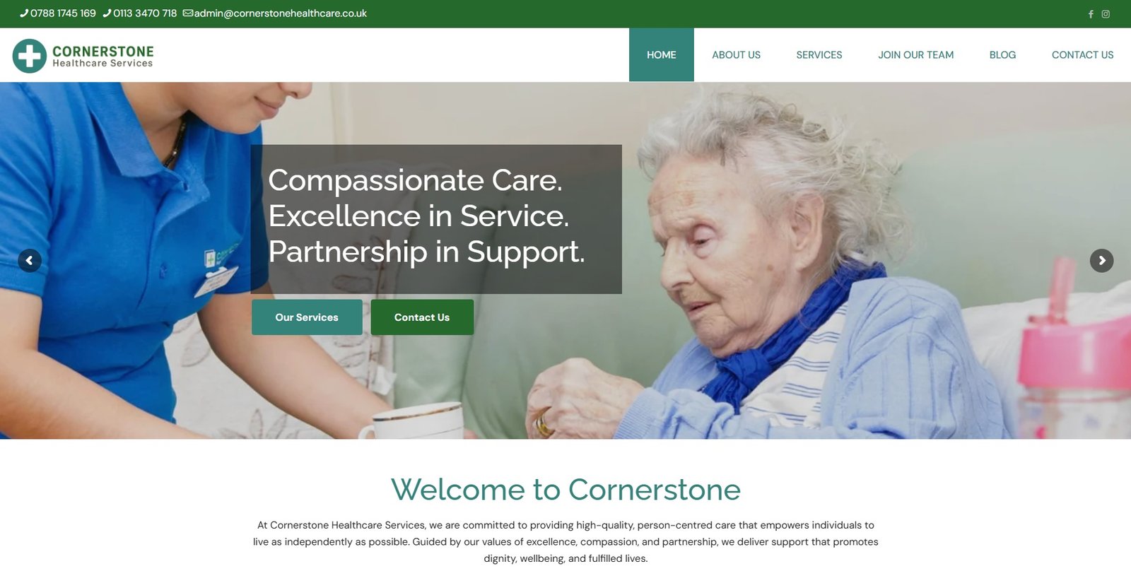 cornerstone healthcare services